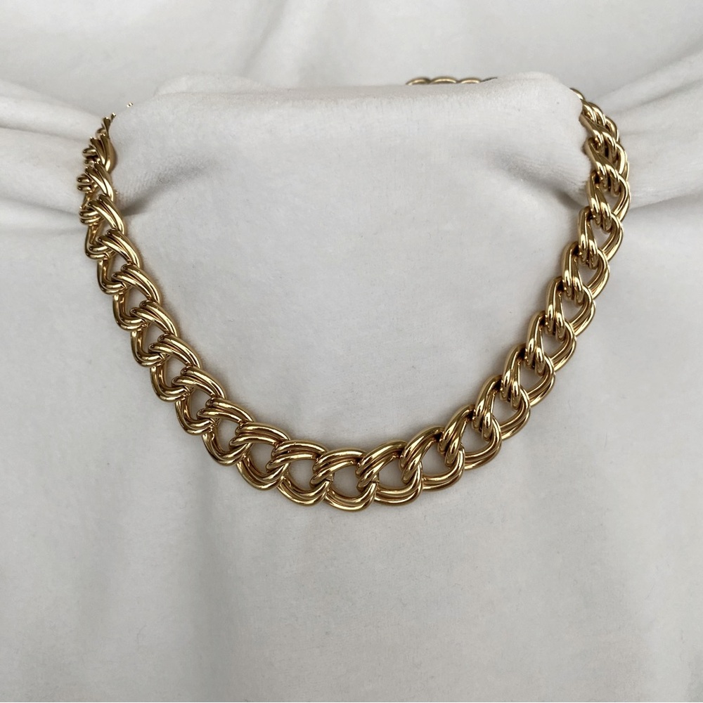 Vintage Gold Statement Necklace